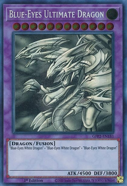 Blue-Eyes Ultimate Dragon (Ghost Rare), Ghosts From the Past: The 2nd Haunting GFP2-EN181