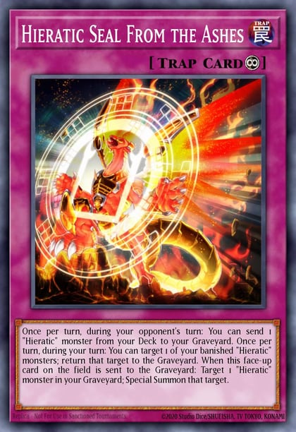 Hieratic Seal From the Ashes, Ghosts From the Past GFTP-EN058