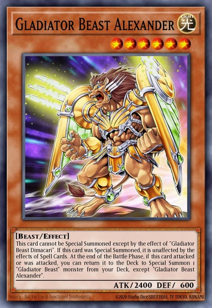 Gladiator Beast Alexander (UTR), Gladiator's Assault GLAS-EN017
