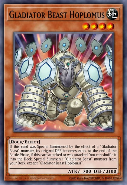Gladiator Beast Hoplomus, Gladiator's Assault GLAS-EN022
