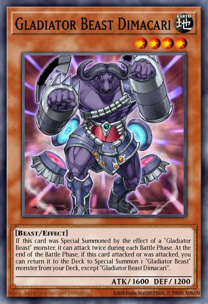 Gladiator Beast Dimacari, Gladiator's Assault GLAS-EN023