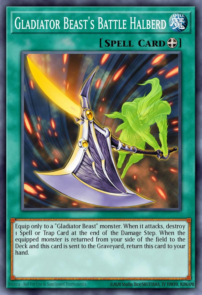 Gladiator Beast's Battle Halberd, Gladiator's Assault GLAS-EN055