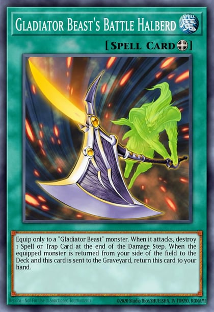 Gladiator Beast's Battle Halberd, Gladiator's Assault GLAS-EN055