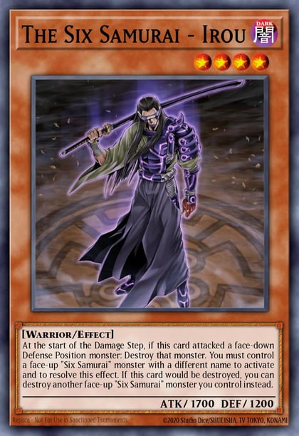 The Six Samurai - Irou, Gold Series 2009 GLD2-EN022
