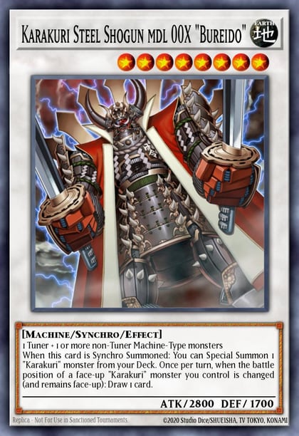 Karakuri Steel Shogun mdl 00X "Bureido", Gold Series: Haunted Mine GLD5-EN035
