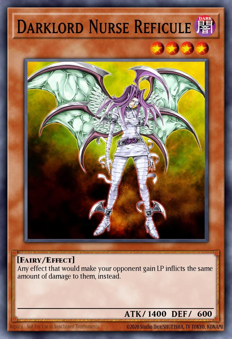 Nurse Reficule the Fallen One, PS2 Yugioh GX The Beginning of Destiny GX05-EN001