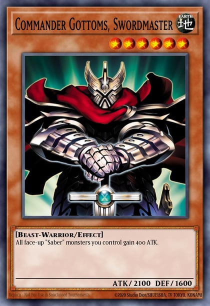Commander Gottoms, Swordmaster, Hidden Arsenal HA01-EN013