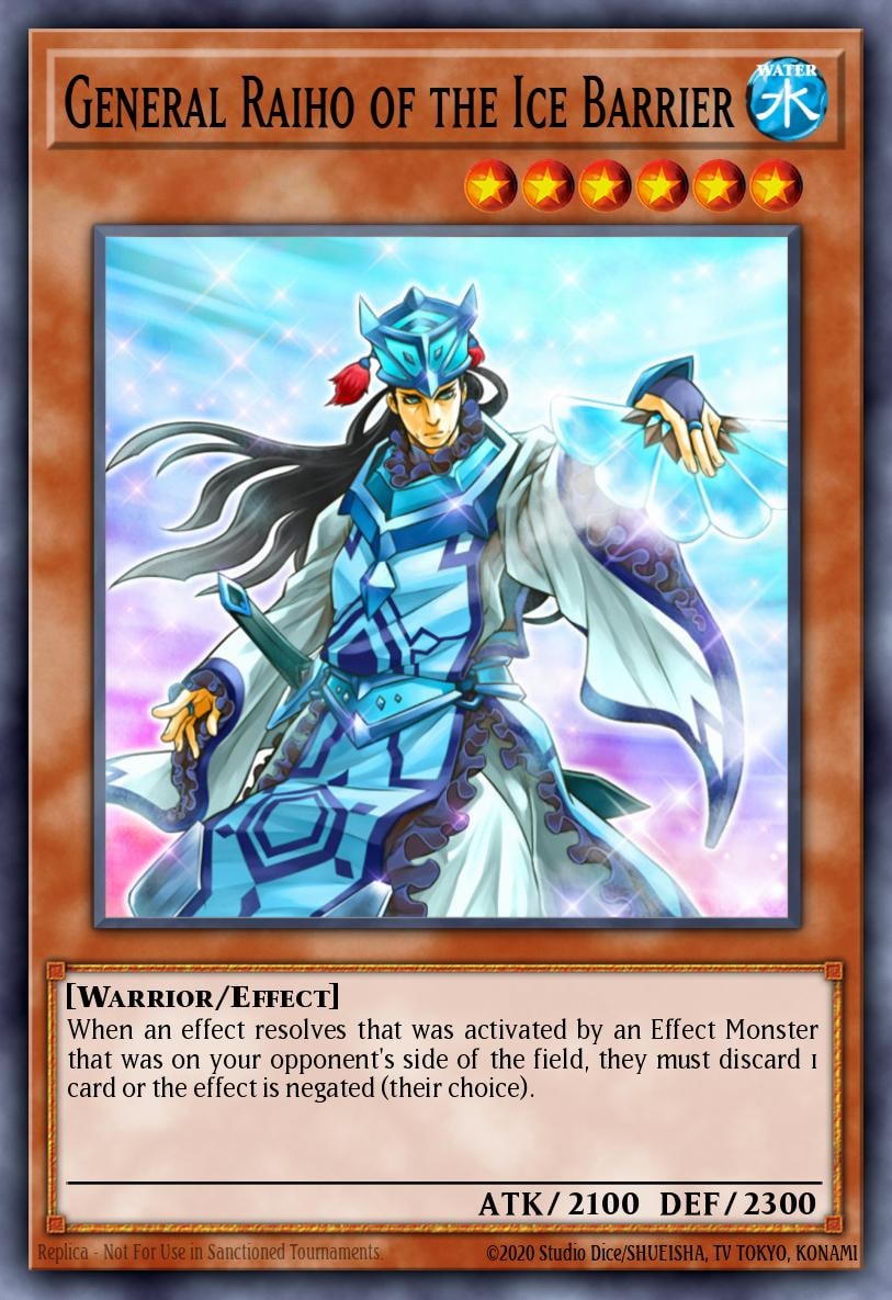 General Raiho of the Ice Barrier, Hidden Arsenal 4 HA04-EN025