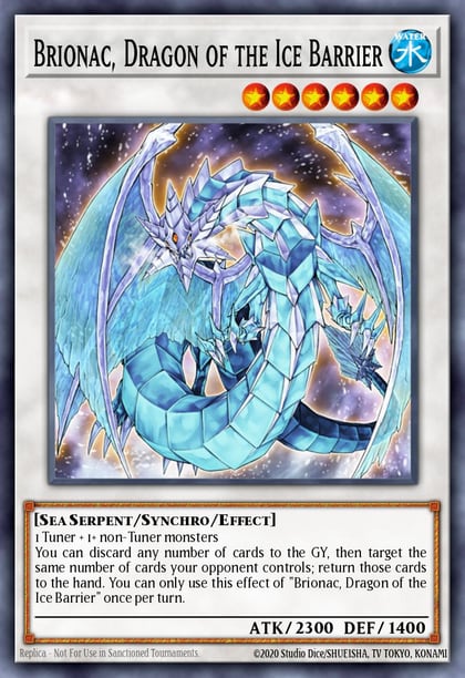 Brionac, Dragon of the Ice Barrier, Hidden Arsenal 5: Steelswarm Invasion H5SE-EN001