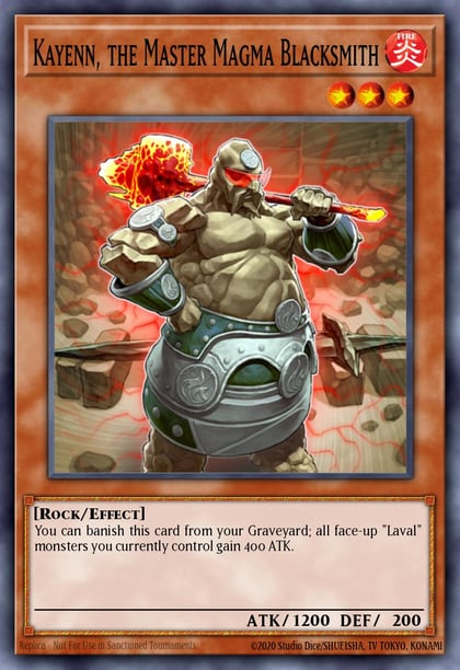 Kayenn, the Master Magma Blacksmith, Hidden Arsenal 5: Steelswarm Invasion HA05-EN012