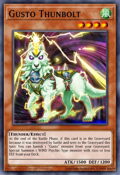 Gusto Thunbolt, Hidden Arsenal 5: Steelswarm Invasion HA05-EN039