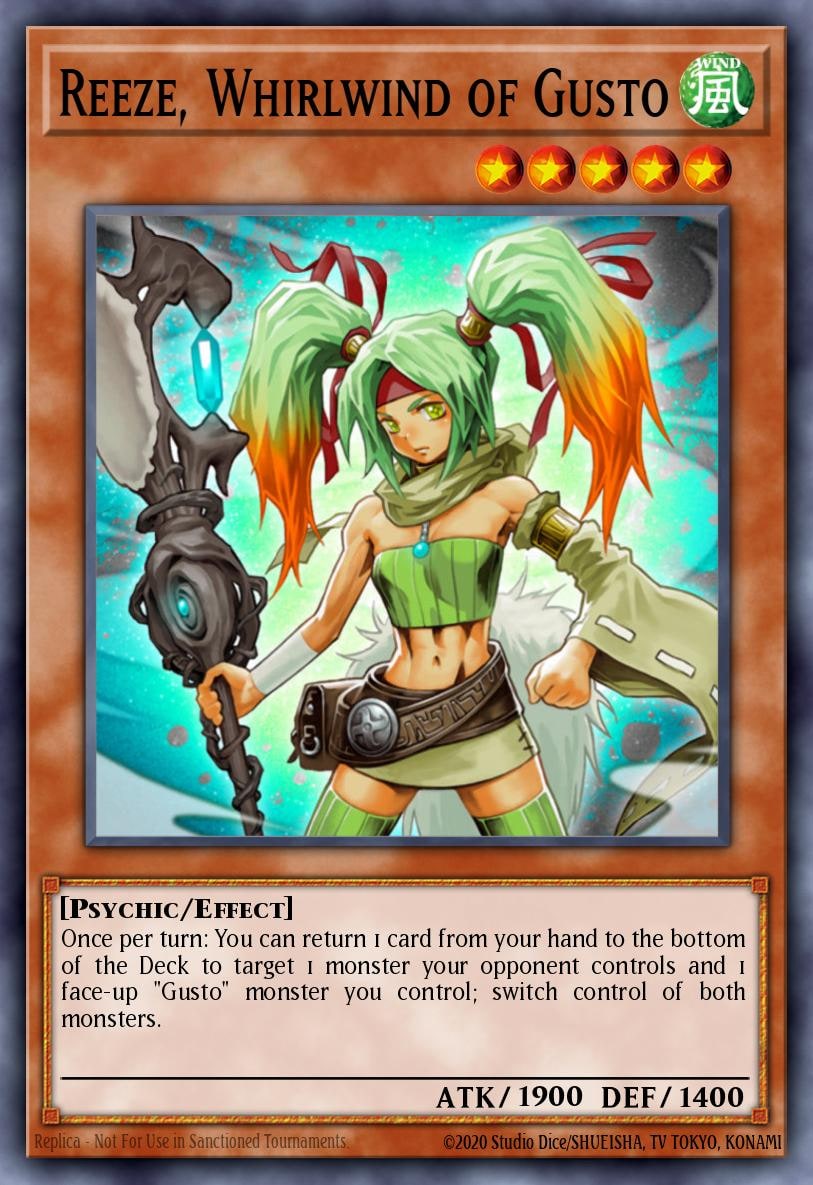 Reeze, Whirlwind of Gusto, Hidden Arsenal 6: Omega Xyz HA06-EN012
