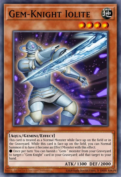 Gem-Knight Iolite, Hidden Arsenal 6: Omega Xyz HA06-EN032