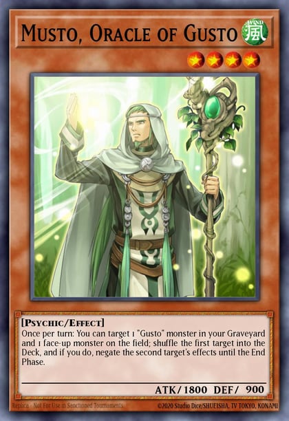 Musto, Oracle of Gusto, Hidden Arsenal 6: Omega Xyz HA06-EN045