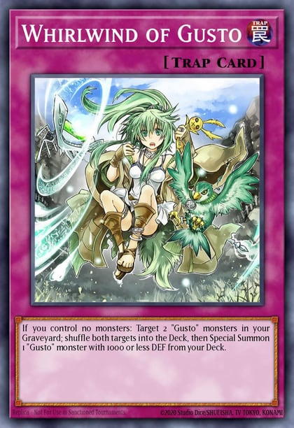 Whirlwind of Gusto, Hidden Arsenal 6: Omega Xyz HA06-EN060