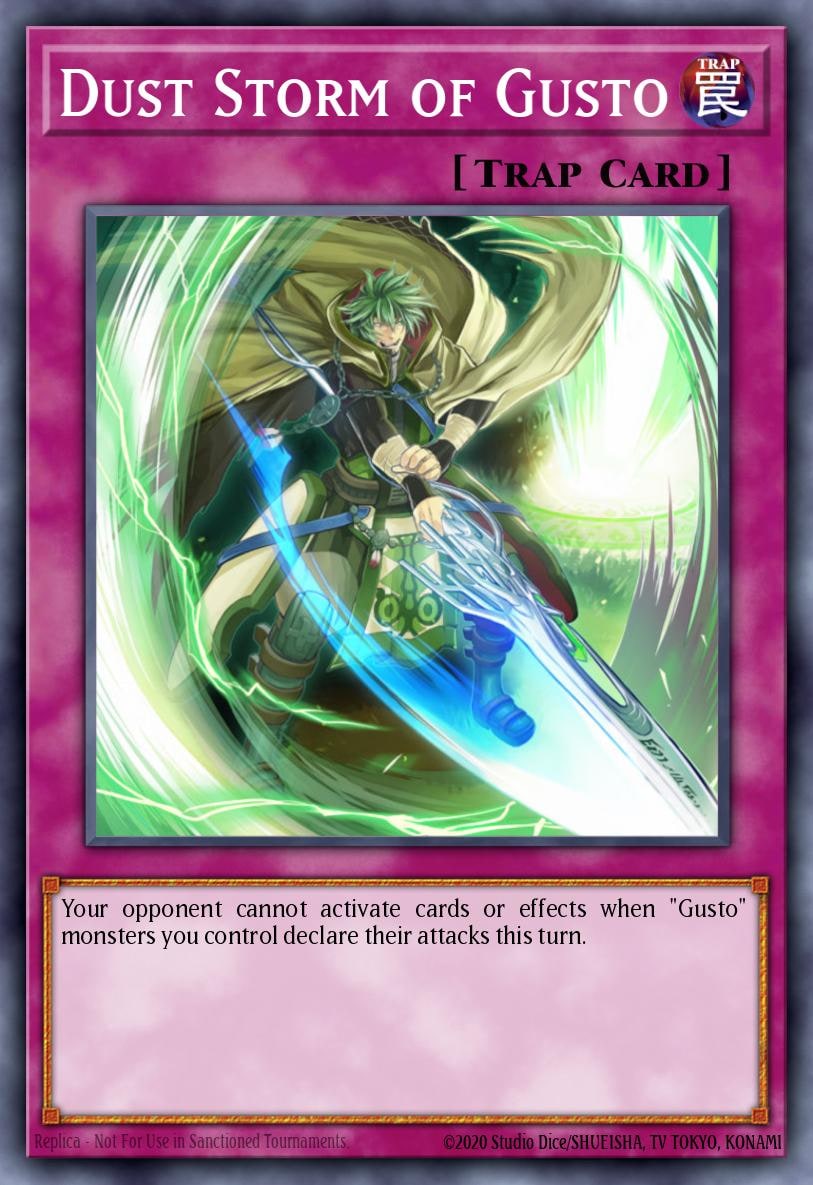 Dust Storm of Gusto, Hidden Arsenal 7: Knight of Stars HA07-EN029