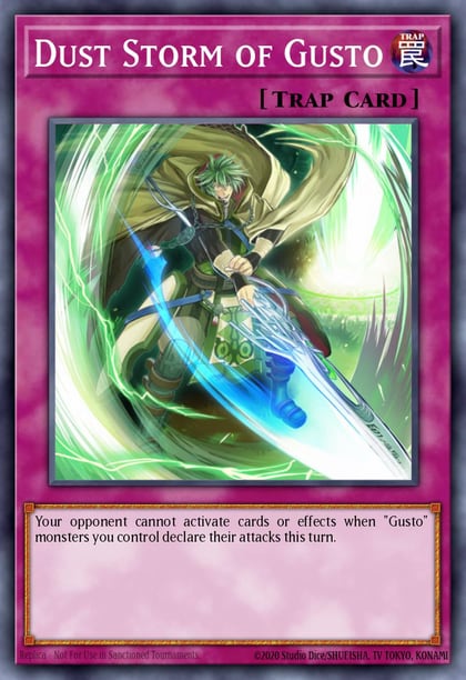 Dust Storm of Gusto, Hidden Arsenal 7: Knight of Stars HA07-EN029