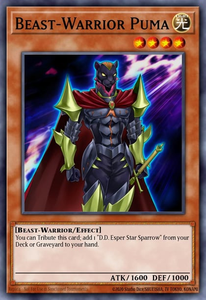 Beast-Warrior Puma, Hidden Arsenal 7: Knight of Stars HA07-EN032
