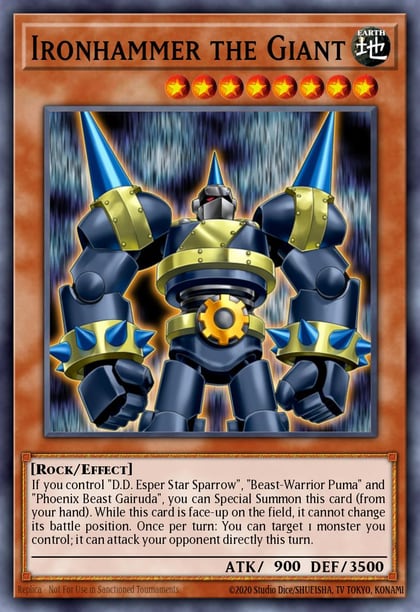 Ironhammer the Giant, Hidden Arsenal 7: Knight of Stars HA07-EN034