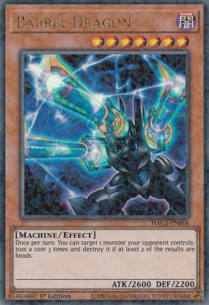 Barrel Dragon (Duel Terminal), Hidden Arsenal: Chapter 1 HAC1-EN006