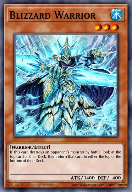 Blizzard Warrior (Duel Terminal), Hidden Arsenal: Chapter 1 HAC1-EN030
