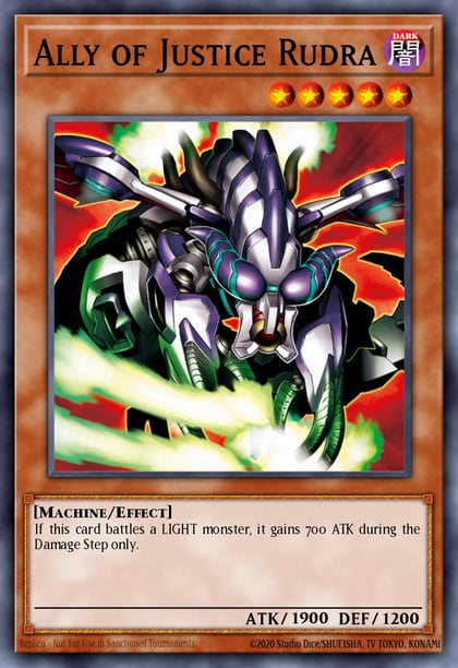 Ally of Justice Rudra (Duel Terminal), Hidden Arsenal: Chapter 1 HAC1-EN079