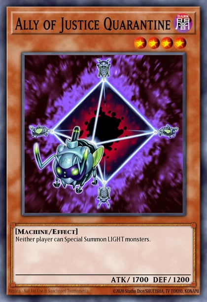 Ally of Justice Quarantine (Duel Terminal), Hidden Arsenal: Chapter 1 HAC1-EN088