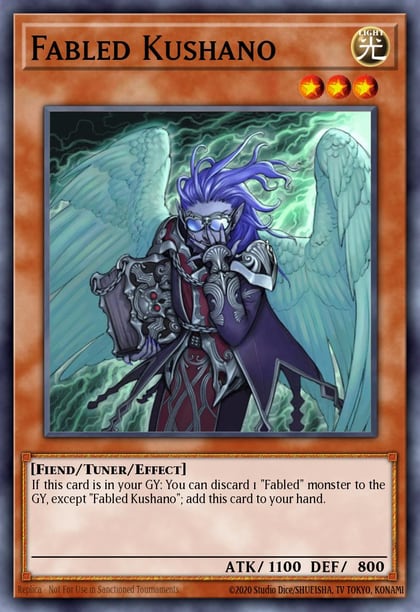Fabled Kushano (Duel Terminal), Hidden Arsenal: Chapter 1 HAC1-EN127