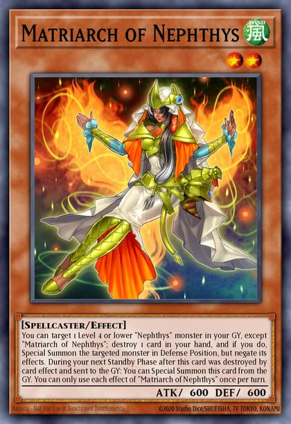 Matriarch of Nephthys, Hidden Summoners HISU-EN001