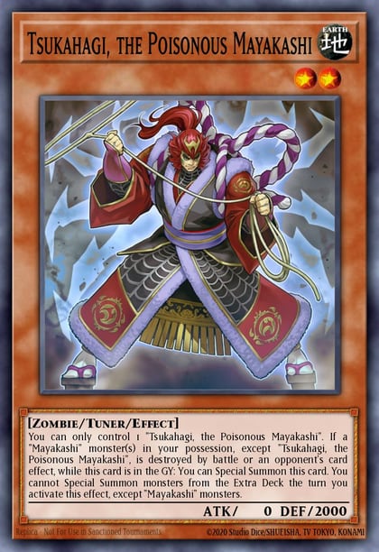 Tsukahagi, the Poisonous Mayakashi, Hidden Summoners HISU-EN028