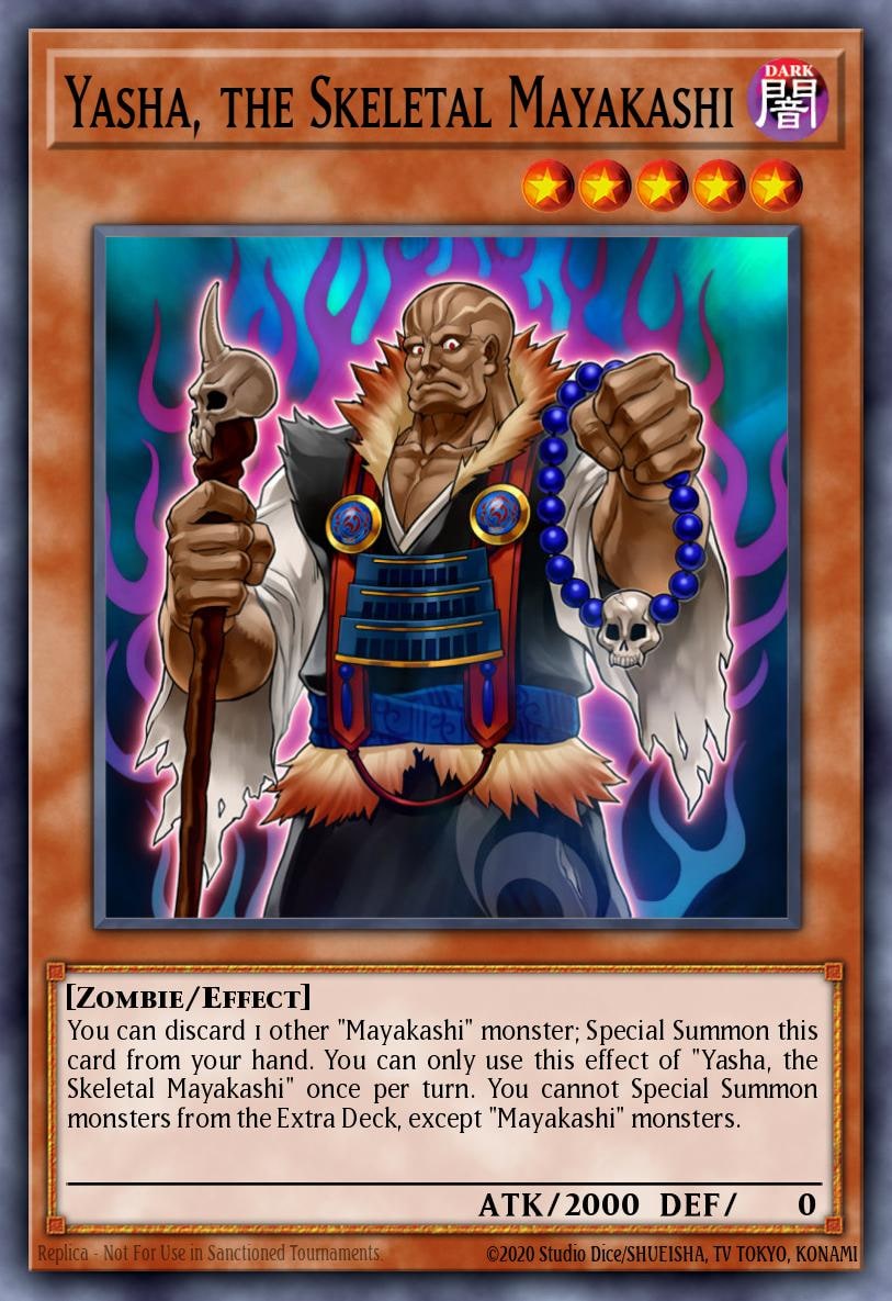 Yasha, the Skeletal Mayakashi, Hidden Summoners HISU-EN031