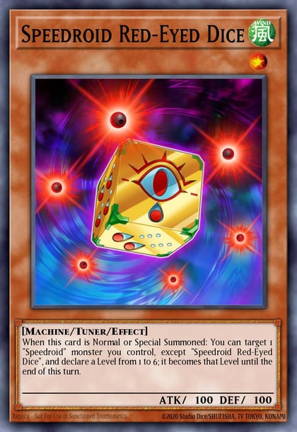Speedroid Red-Eyed Dice, High-Speed Riders HSRD-EN008