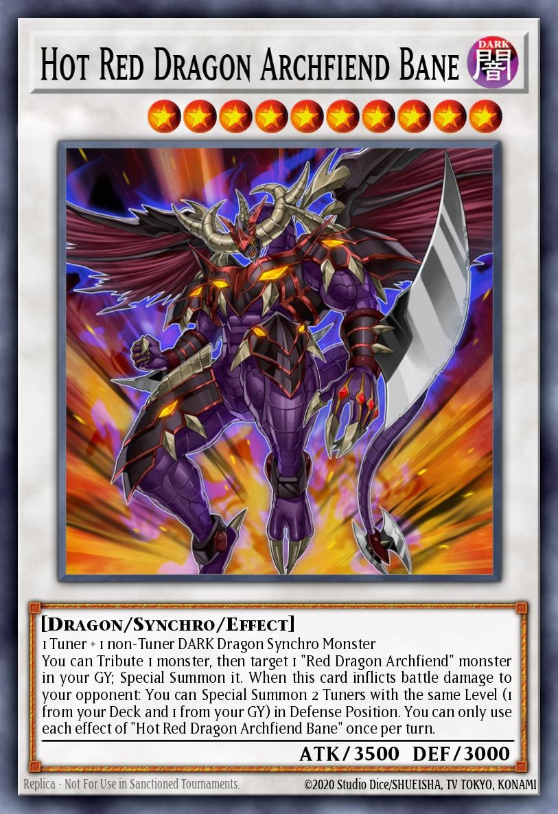 Hot Red Dragon Archfiend Bane, High-Speed Riders HSRD-EN042