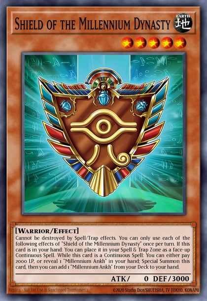 Shield of the Millennium Dynasty (Quarter Century Secret Rare), The Infinite Forbidden INFO-EN003