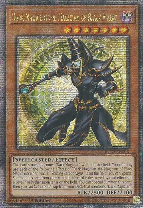 Dark Magician the Magician of Black Magic (Quarter Century Secret Rare), The Infinite Forbidden INFO-EN006