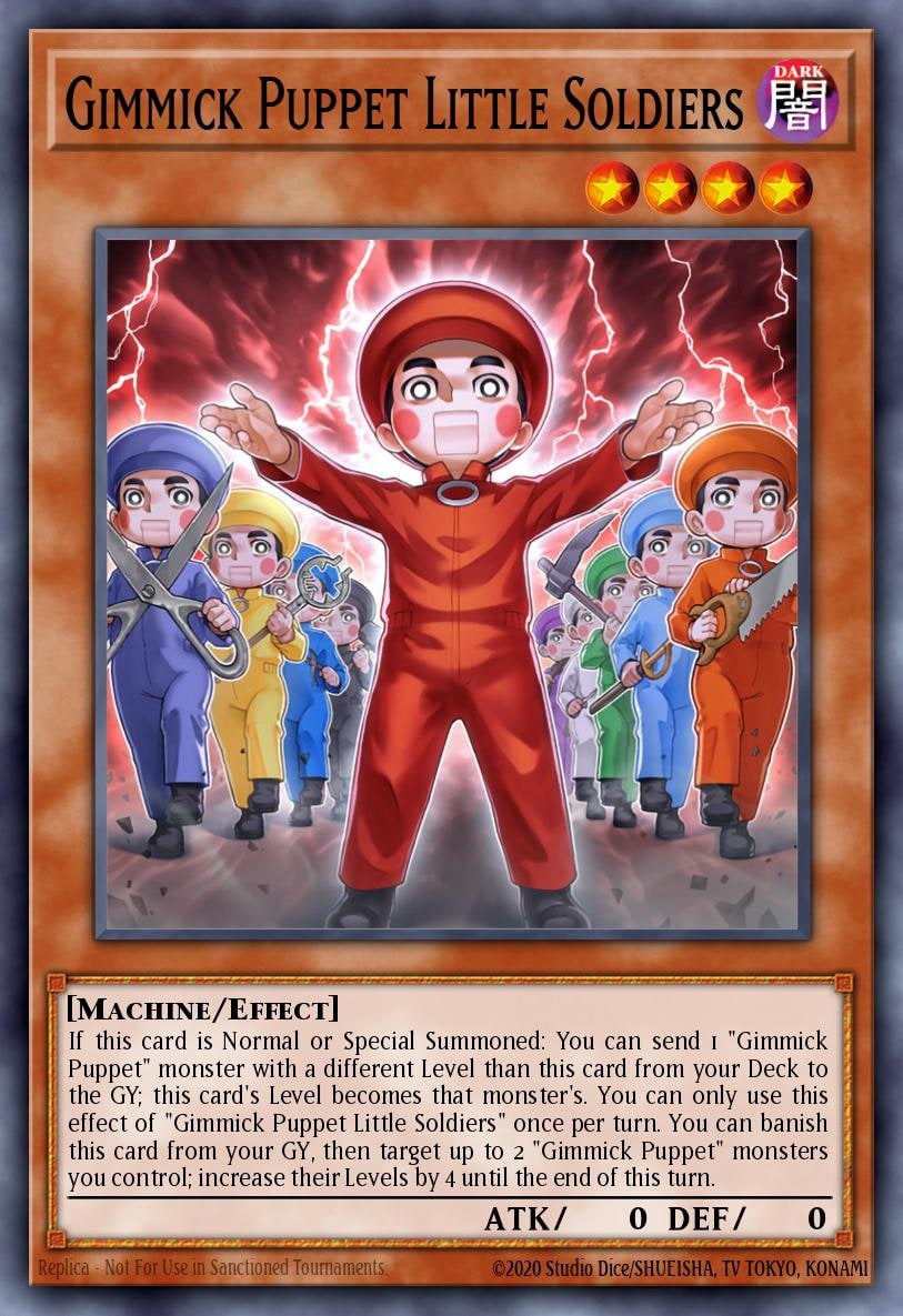 Gimmick Puppet Little Soldiers, The Infinite Forbidden INFO-EN007