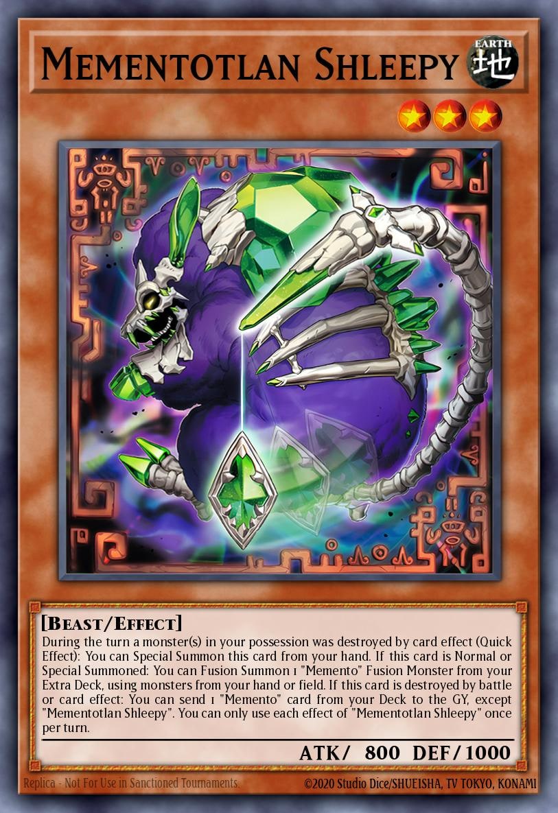 Mementotlan Shleepy, The Infinite Forbidden INFO-EN020