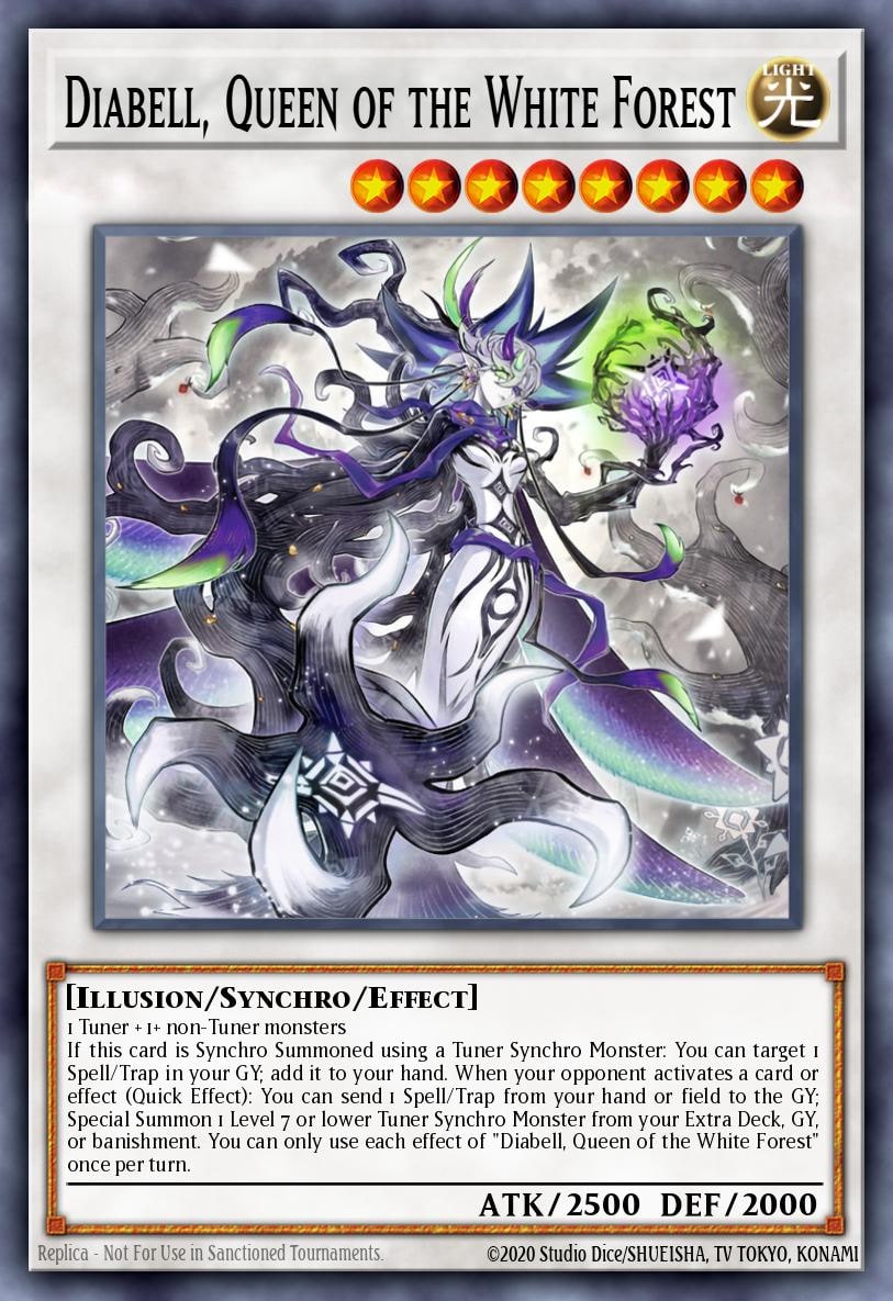 Diabell, Queen of the White Forest (Quarter Century Secret Rare), The Infinite Forbidden INFO-EN040