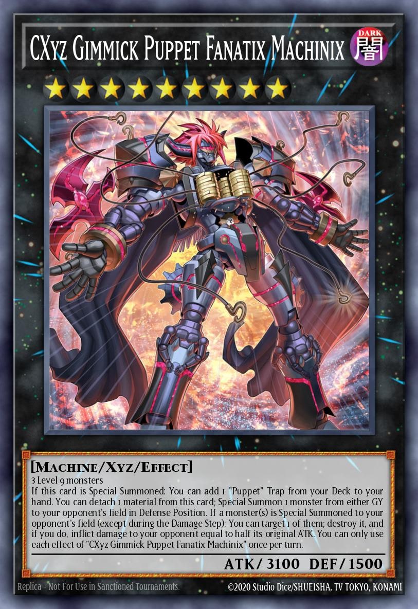 CXyz Gimmick Puppet Fanatix Machinix, The Infinite Forbidden INFO-EN043