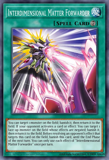 Interdimensional Matter Forwarder, The Infinite Forbidden INFO-EN066