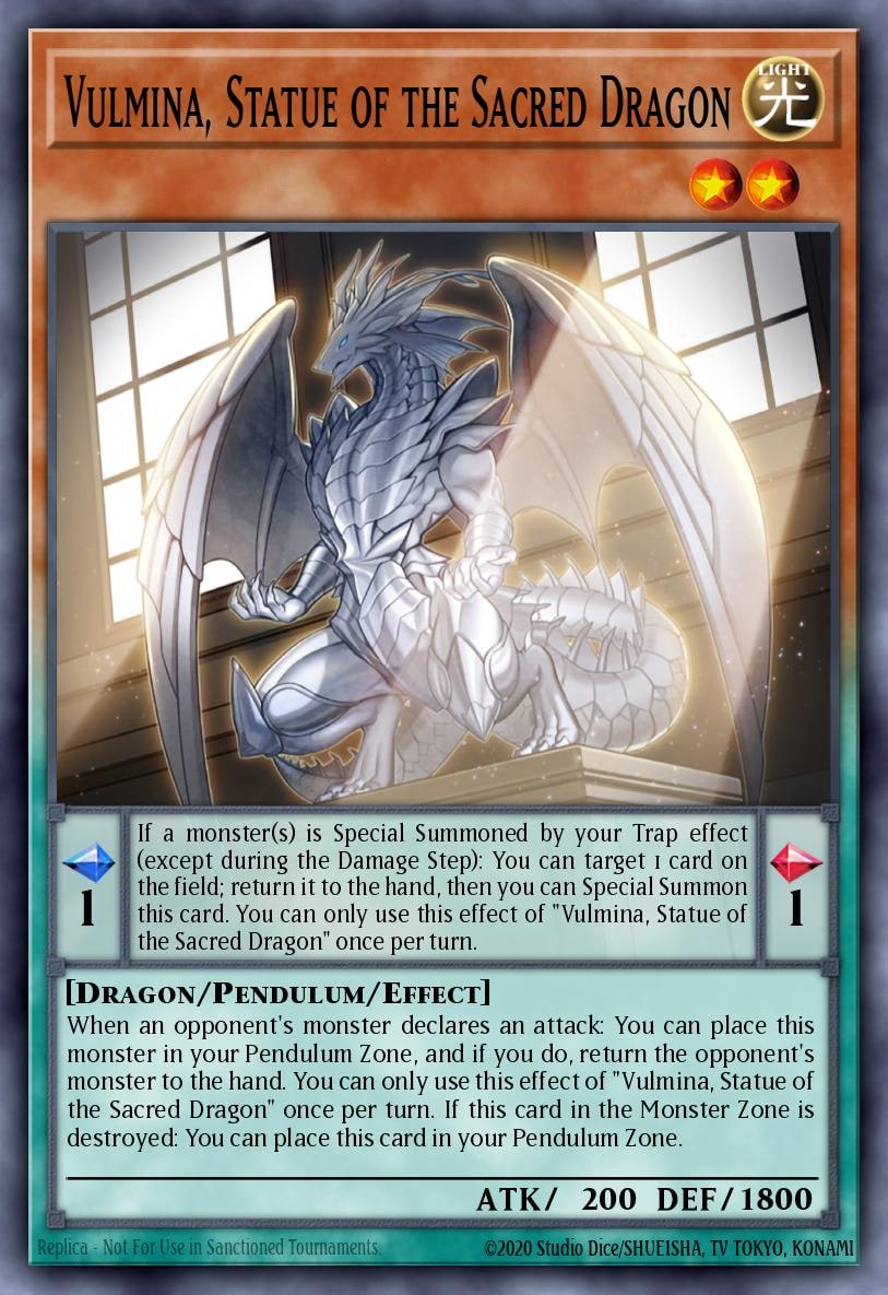 Vulmina, Statue of the Sacred Dragon, The Infinite Forbidden INFO-EN082