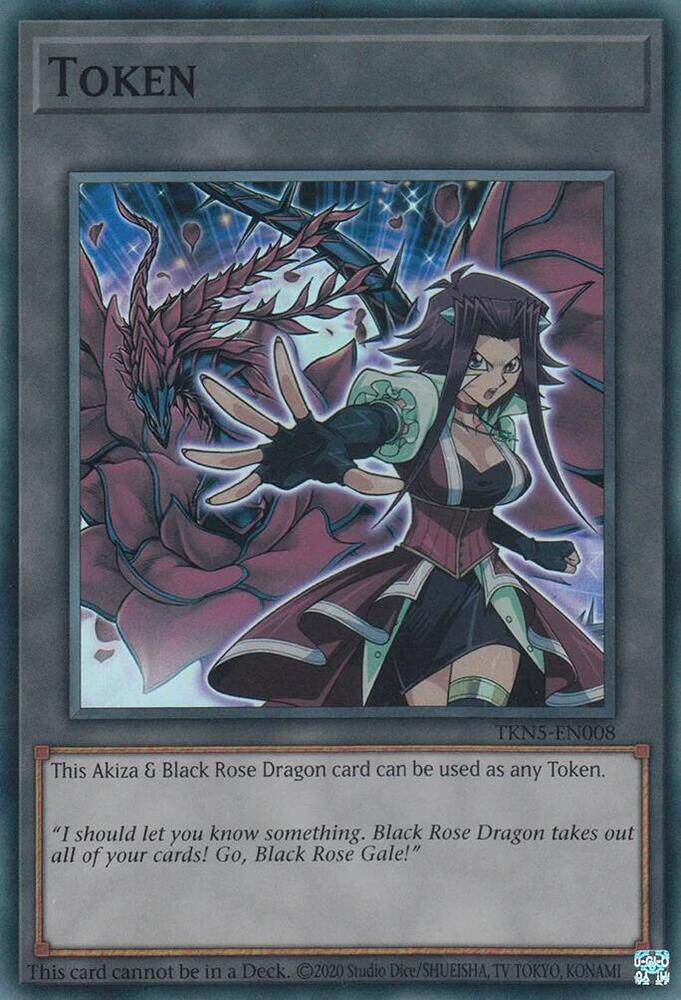 Token: Akiza & Black Rose Dragon, The Infinite Forbidden TKN5-EN008