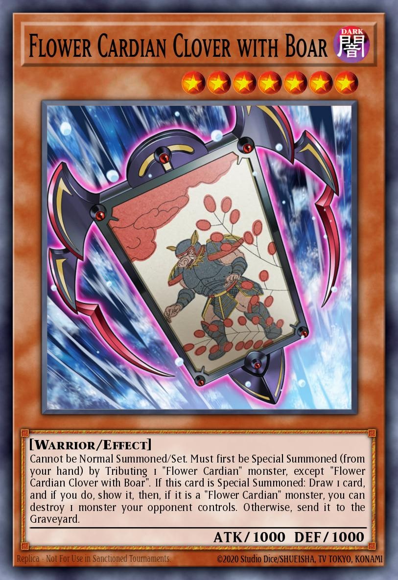 Flower Cardian Clover with Boar, Invasion: Vengeance INOV-EN012