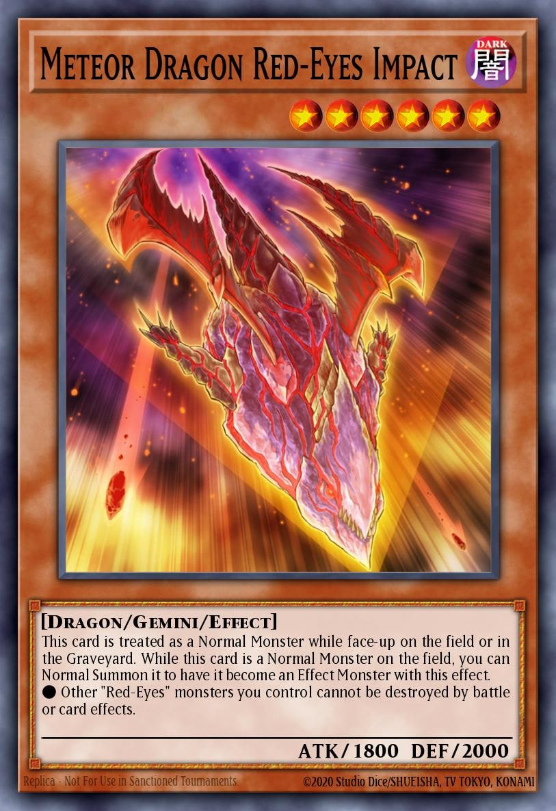 Meteor Dragon Red-Eyes Impact, Invasion: Vengeance INOV-EN028