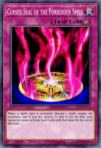 Cursed Seal of the Forbidden Spell, Invasion of Chaos (Worldwide English) IOC-EN049
