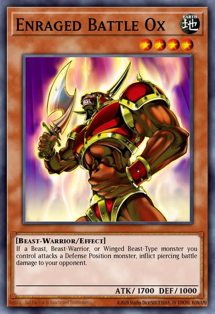 Enraged Battle Ox, Invasion of Chaos (Worldwide English) IOC-EN070