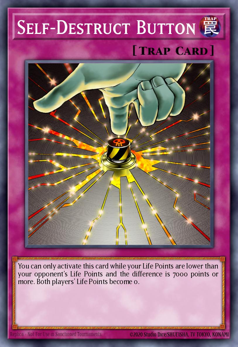Self-Destruct Button, Invasion of Chaos (Worldwide English) IOC-EN105