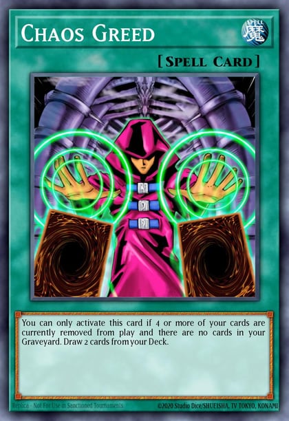 Chaos Greed, Invasion of Chaos (25th Anniversary Edition) IOC-EN038