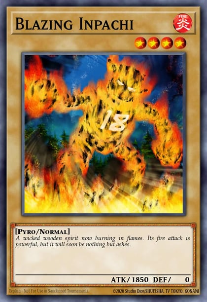 Blazing Inpachi, Invasion of Chaos (25th Anniversary Edition) IOC-EN061