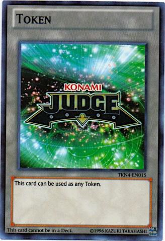 Official Judge Token: TKN4-EN015, Judge Promotional Cards TKN4-EN015